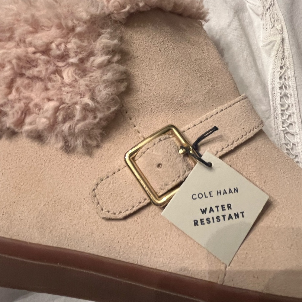 Cole Haan Women's Beige Water Resistant Boots